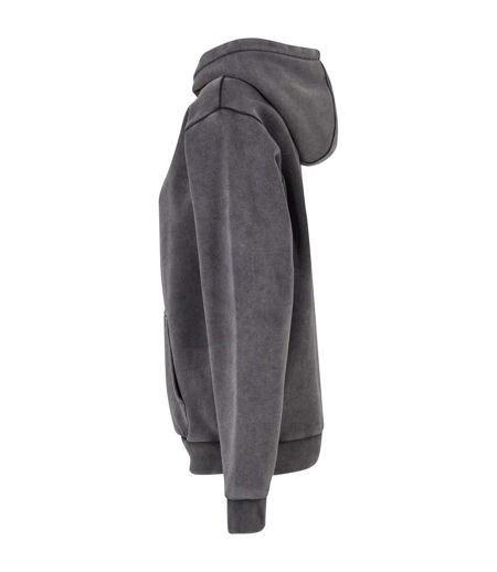 Sweat à capuche vintage femme anthracite Build Your Brand