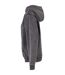 Sweat à capuche vintage femme anthracite Build Your Brand-3