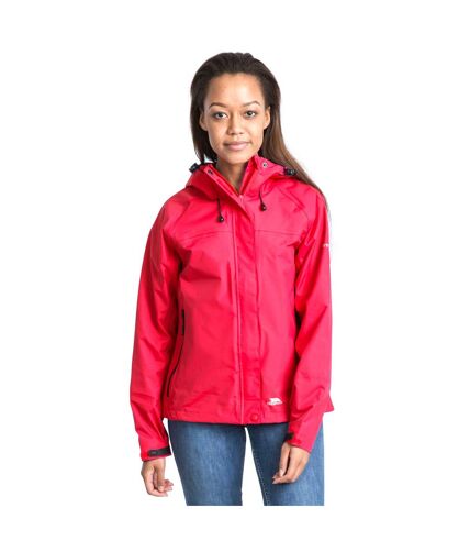 Miyake veste imperméable à capuche femme cerise Trespass