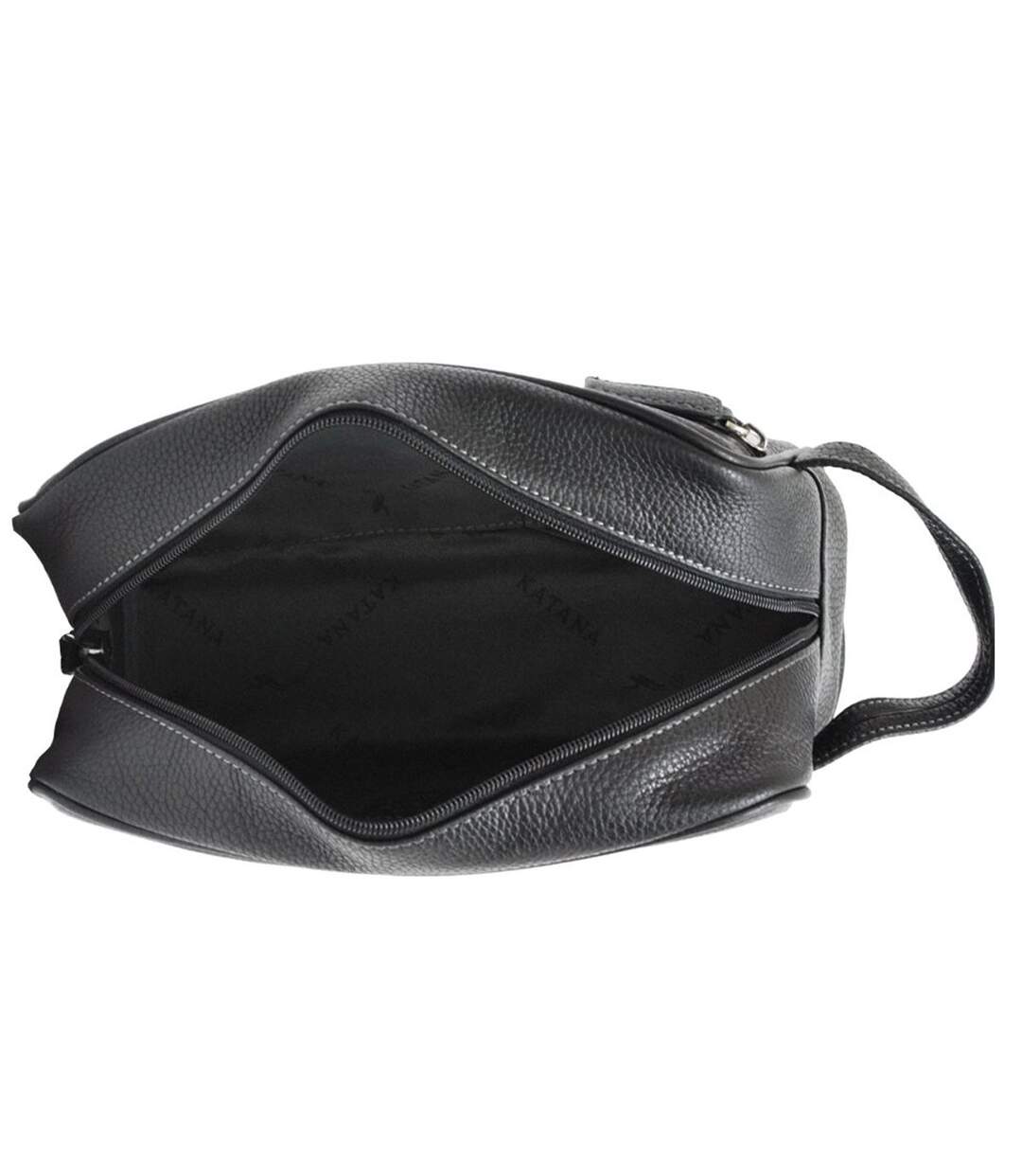 Katana - Trousse de toilette en cuir M - noir - 6326-4