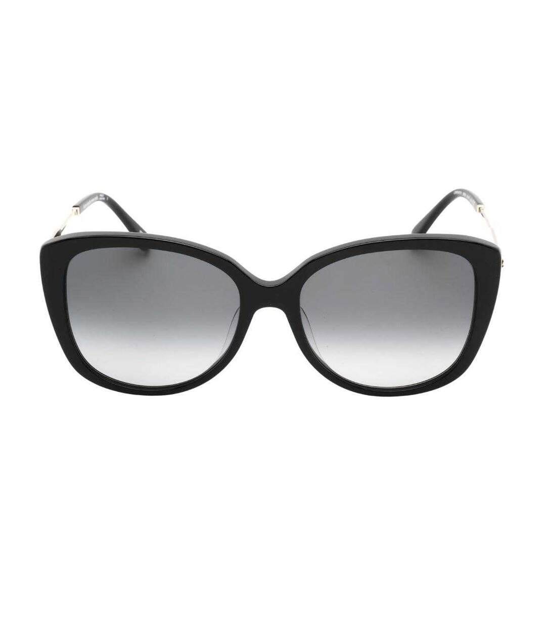 Womens/ladies Lorene Shaded Sunglasses One Size Black Grey Kate Spade-1
