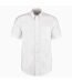 Kustom Kit Mens Workwear Oxford Short Sleeve Shirt (White)