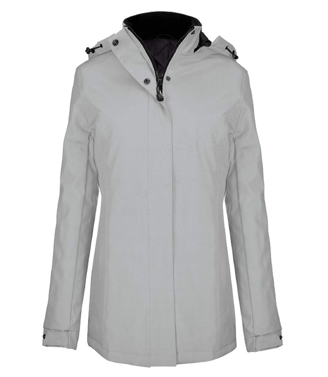 Parka à capuche - Femme - K6108 - gris snow