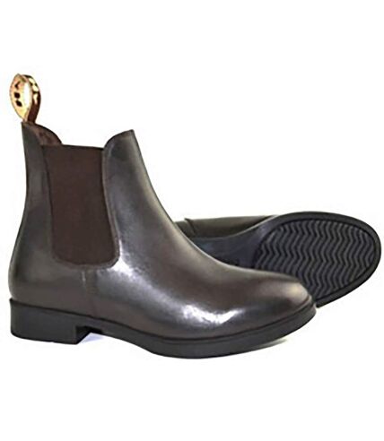 HyLAND Adults Durham Leather Jodhpur Boots (Black) - UTBZ1135