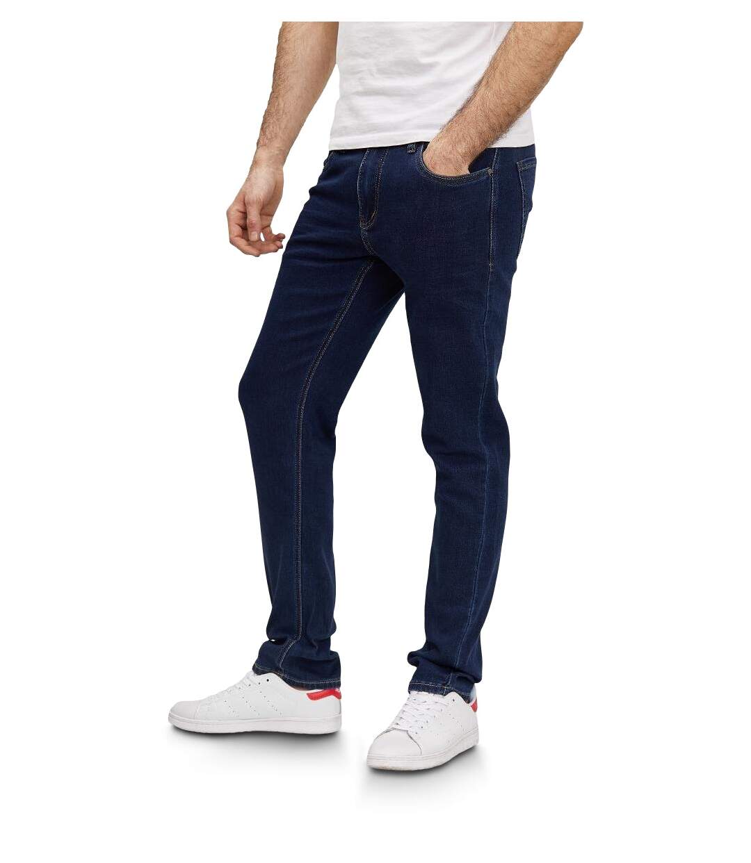 Jean homme - Jean slim bleu brut - Jean fashion denin-4