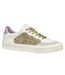 Womens/ladies D Emmeleny Trainers Optic White Light Gold Geox-1