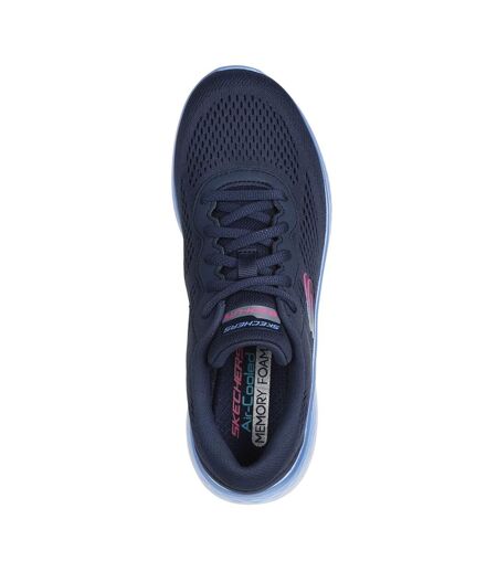 Womens/ladies skech-lite pro-stunning steps trainers navy/blue Skechers