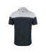 Mens Seaback Polo Shirt Black Light Grey Cutter & Buck-2