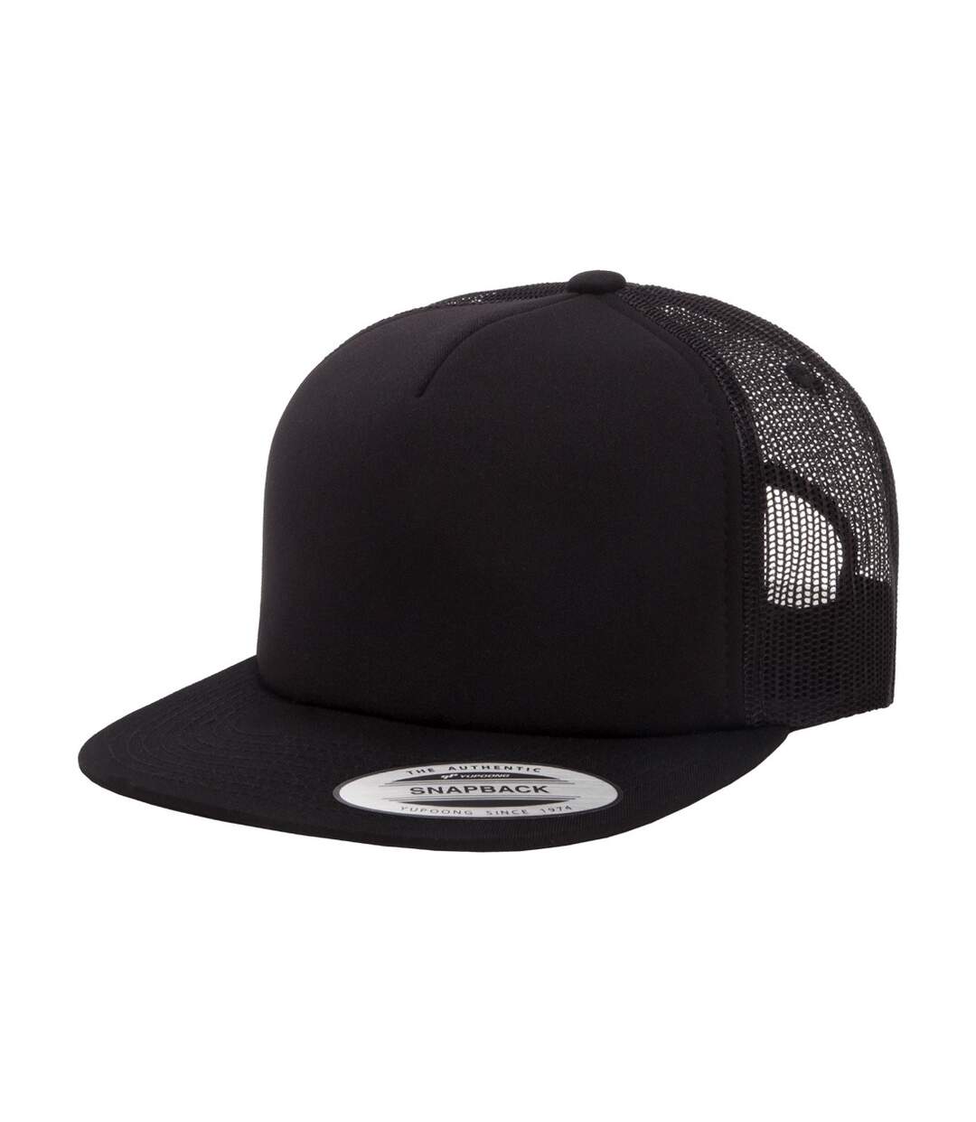 Flexfit By Yupoong Foam Trucker Cap (Black) - UTRW7570-4