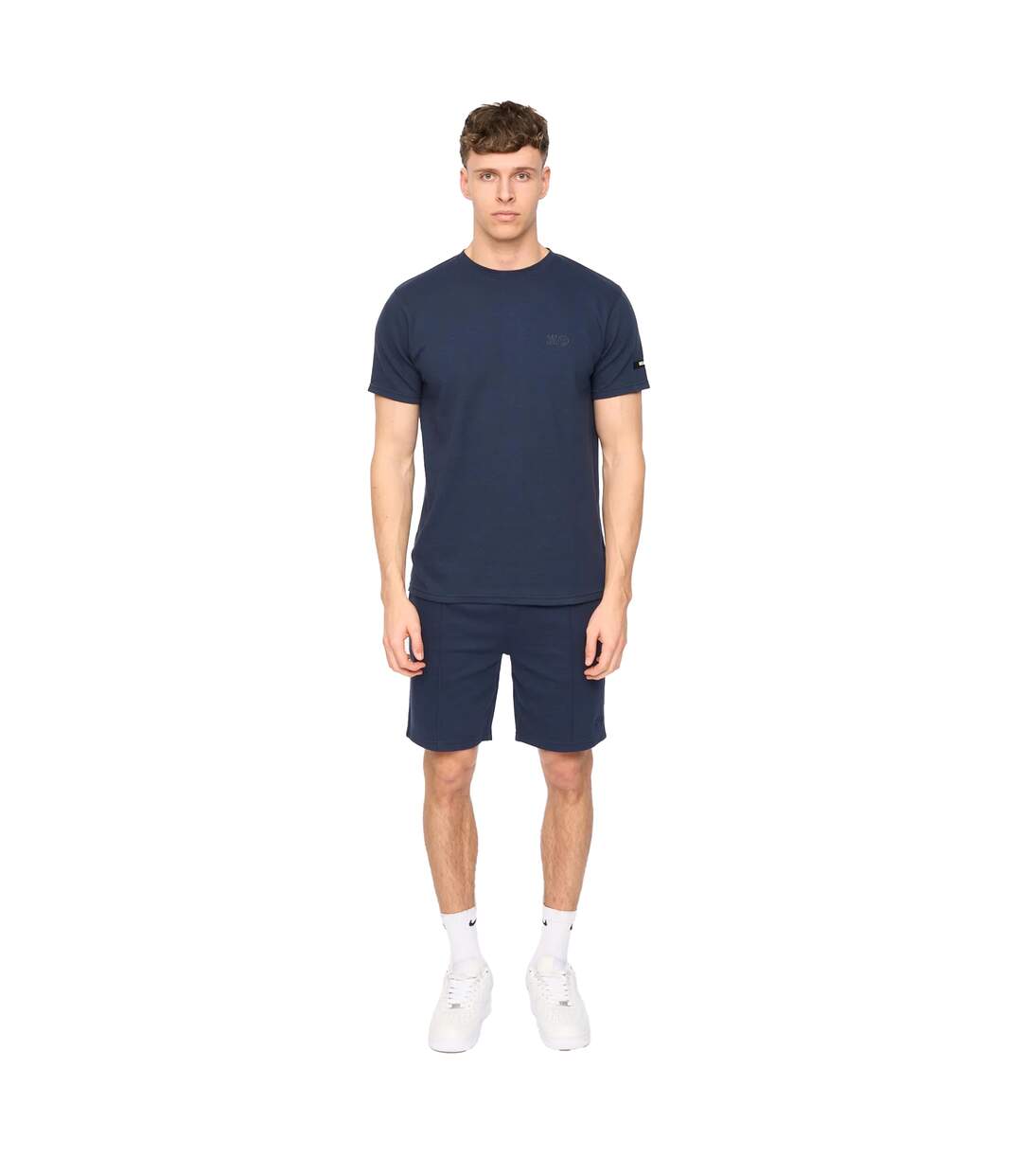 Mens Sherborn T-shirt Navy Duck And Cover-4