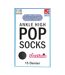 3 Pack Ladies Sheer 15 Denier Nylon Ankle High Pop Socks-2