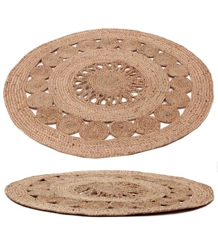 Tapis rond en jute collection NÎMES