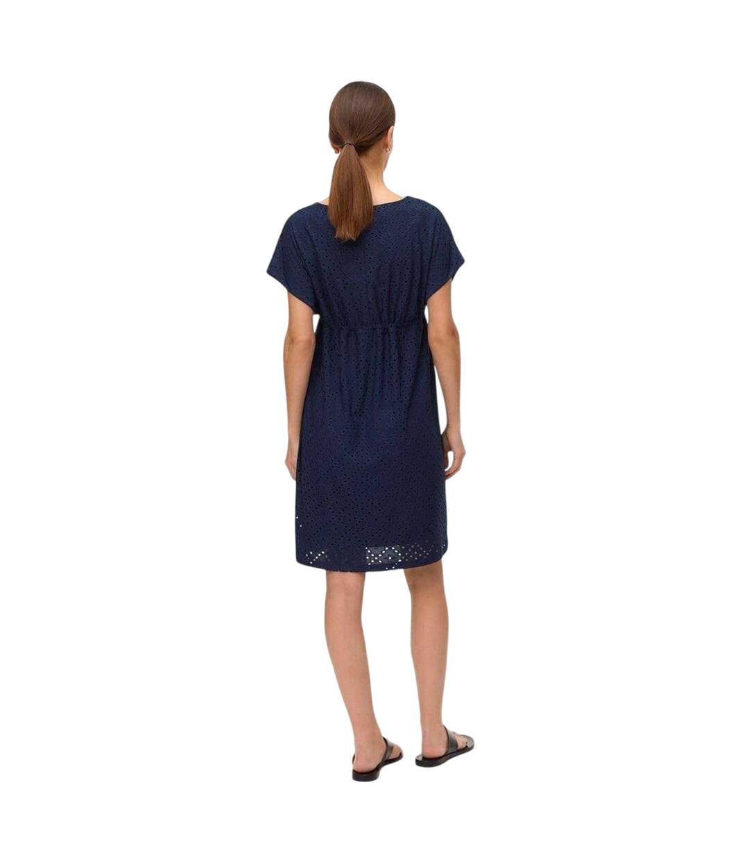 Robe Vmmtassa Femme Bleu Marine Foncé Mamalicious-3