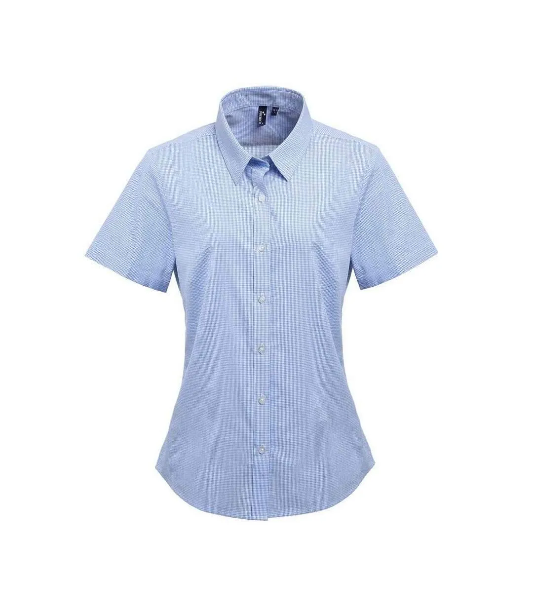 Chemisier Femme Bleu Clair Blanc Premier-1