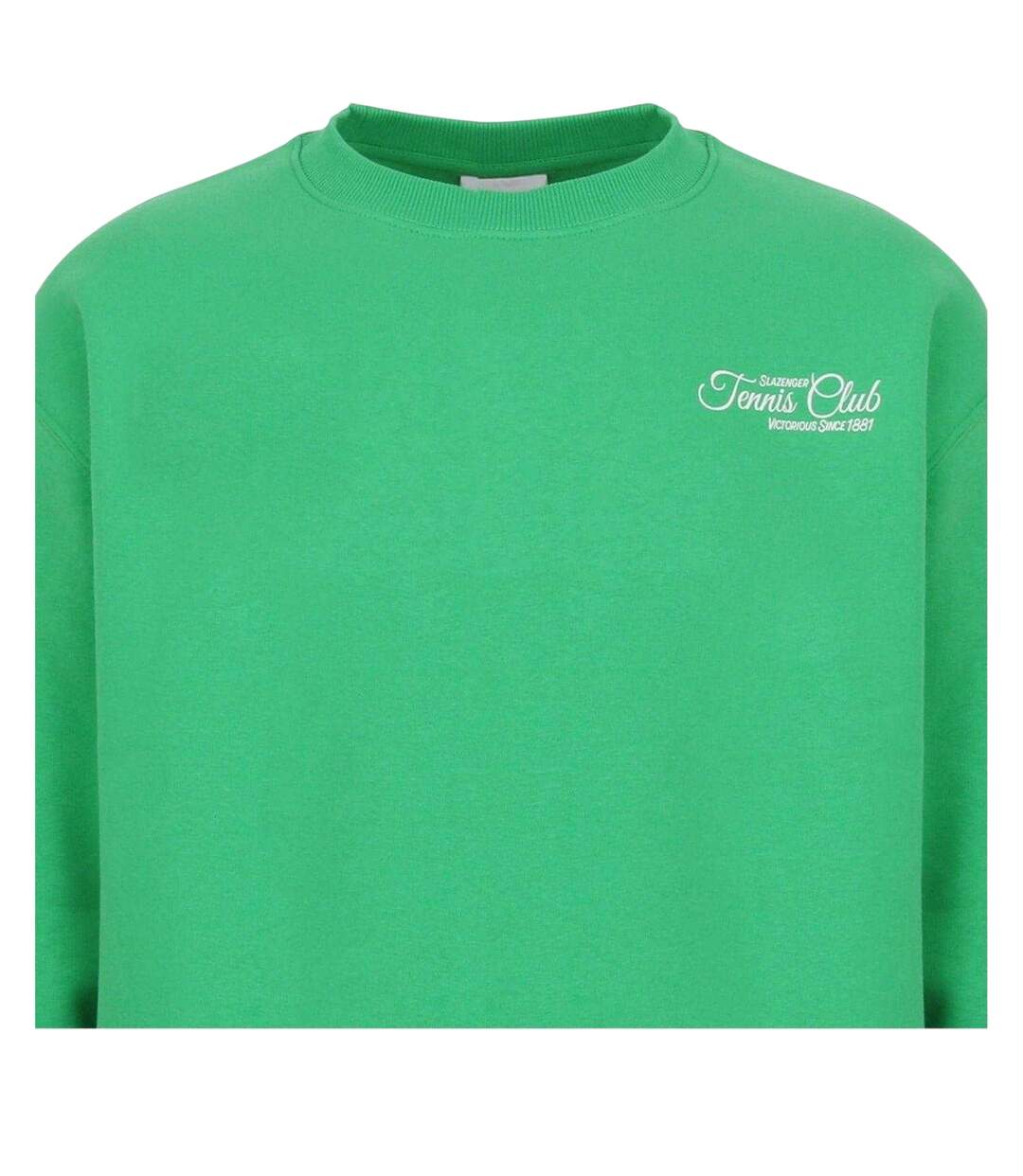 Sweat Tennis Motif/style Imprimé Graphique Homme Vert Slazenger-3