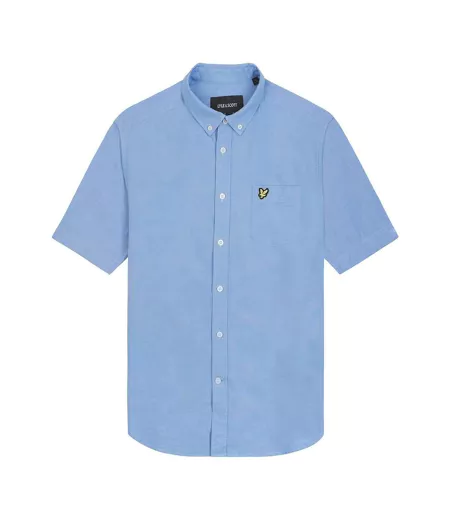 Chemise Manches Courtes Homme Bleu Lyle & Scott