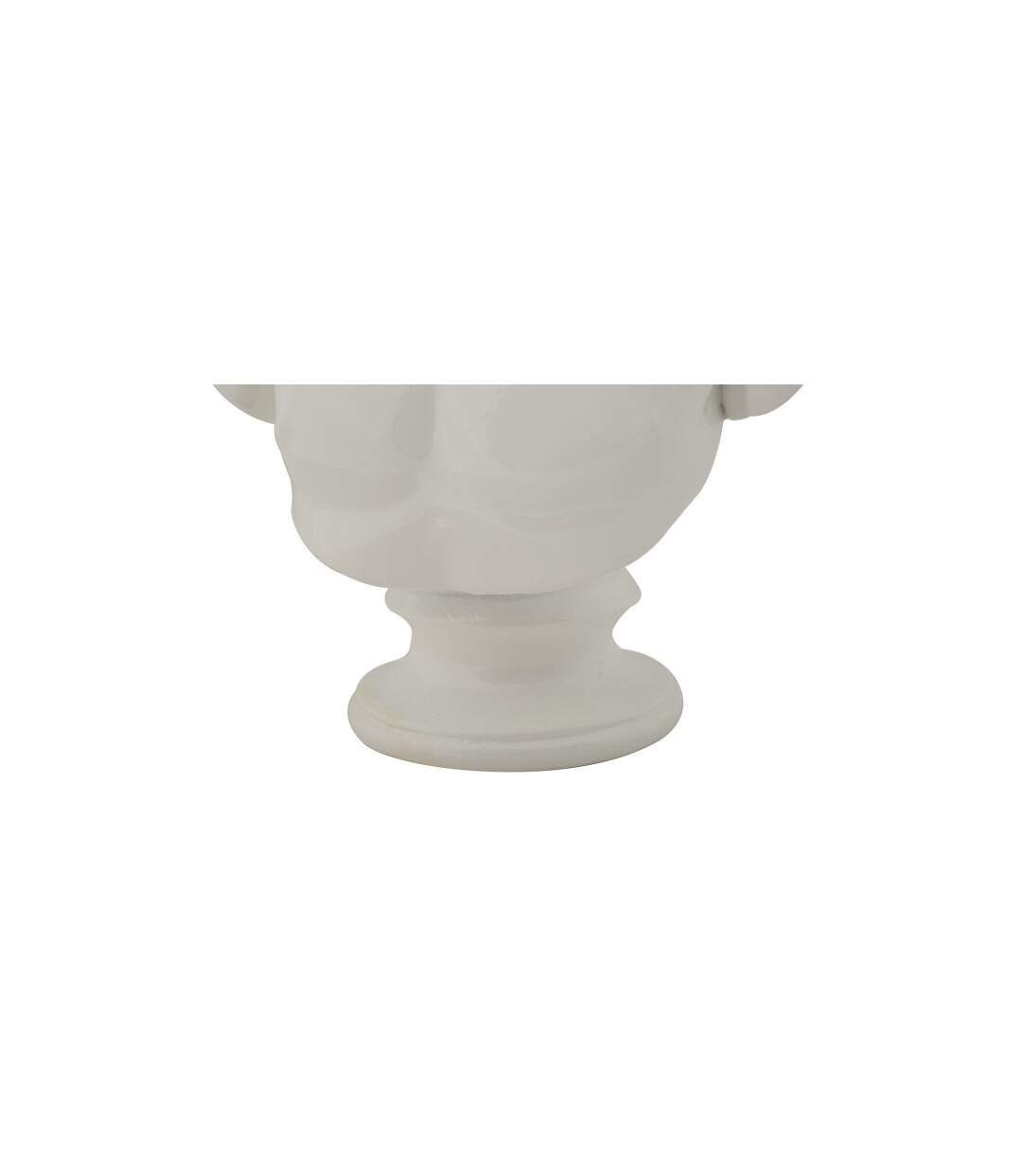 Buste Homme en Résine Centurion 25cm Blanc-5