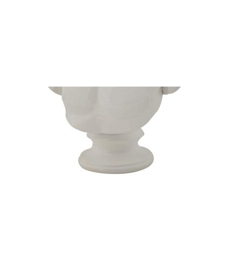 Buste Homme en Résine Centurion 25cm Blanc
