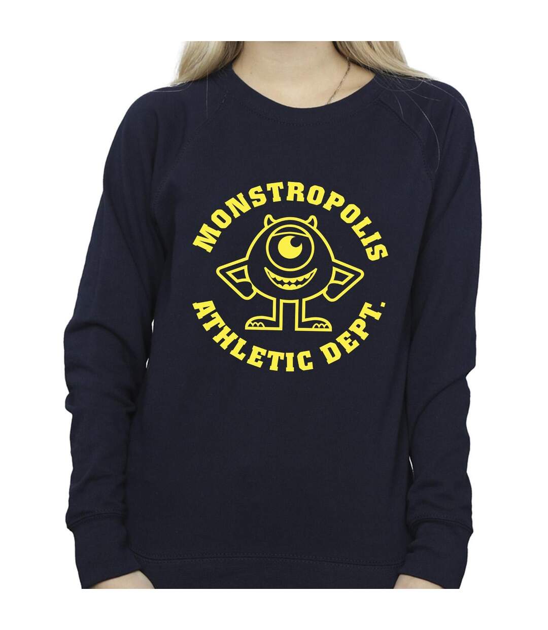 Disney Sweat-shirt Monsters University Monstropolis - Femmes/Dames (Bleu marine) - UTBI29607-3