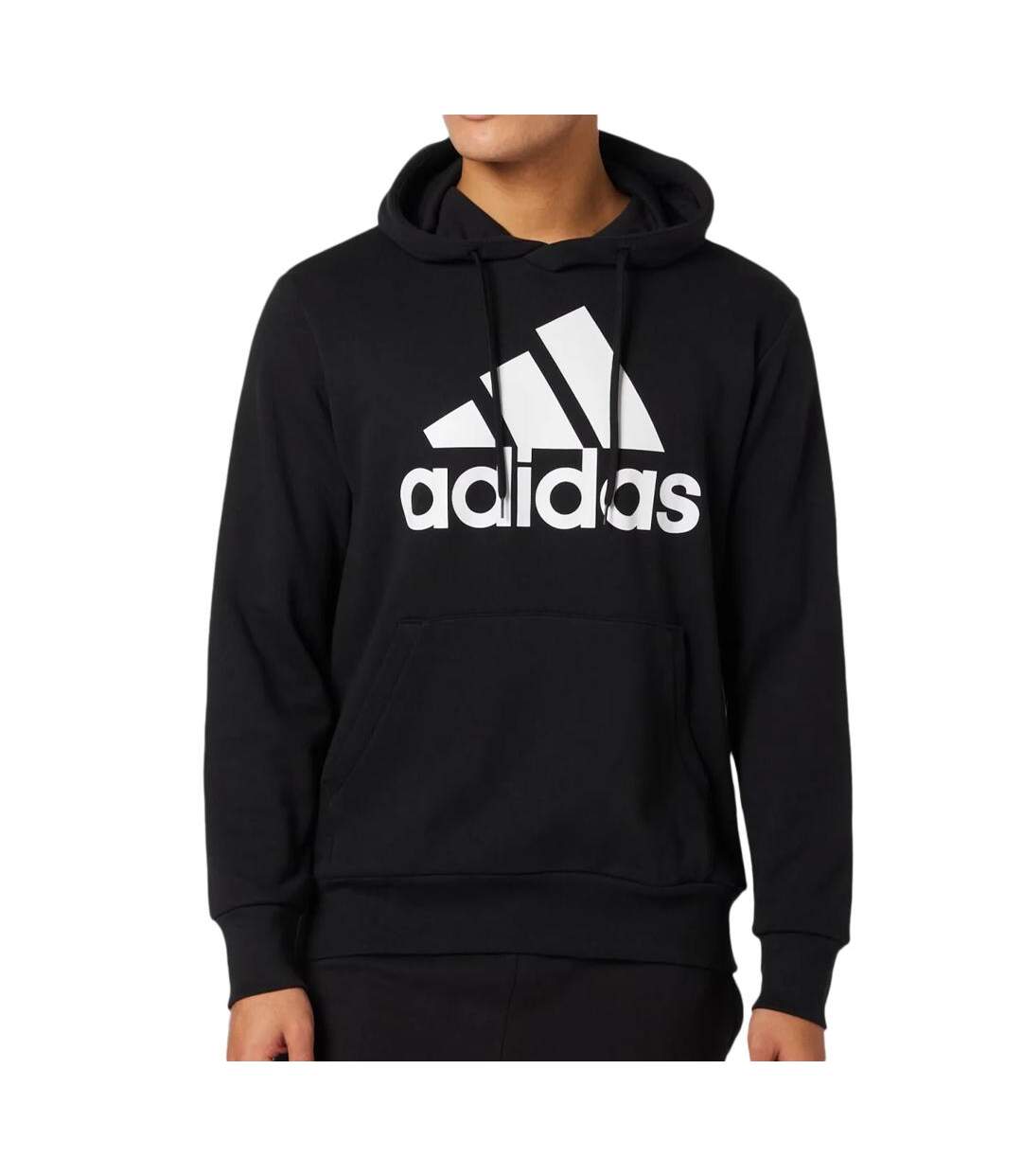 Sweat noir/blanc homme adidas ic9363 - l-1
