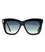 Womens/ladies Dasha Sunglasses One Size Black Tom Ford-3