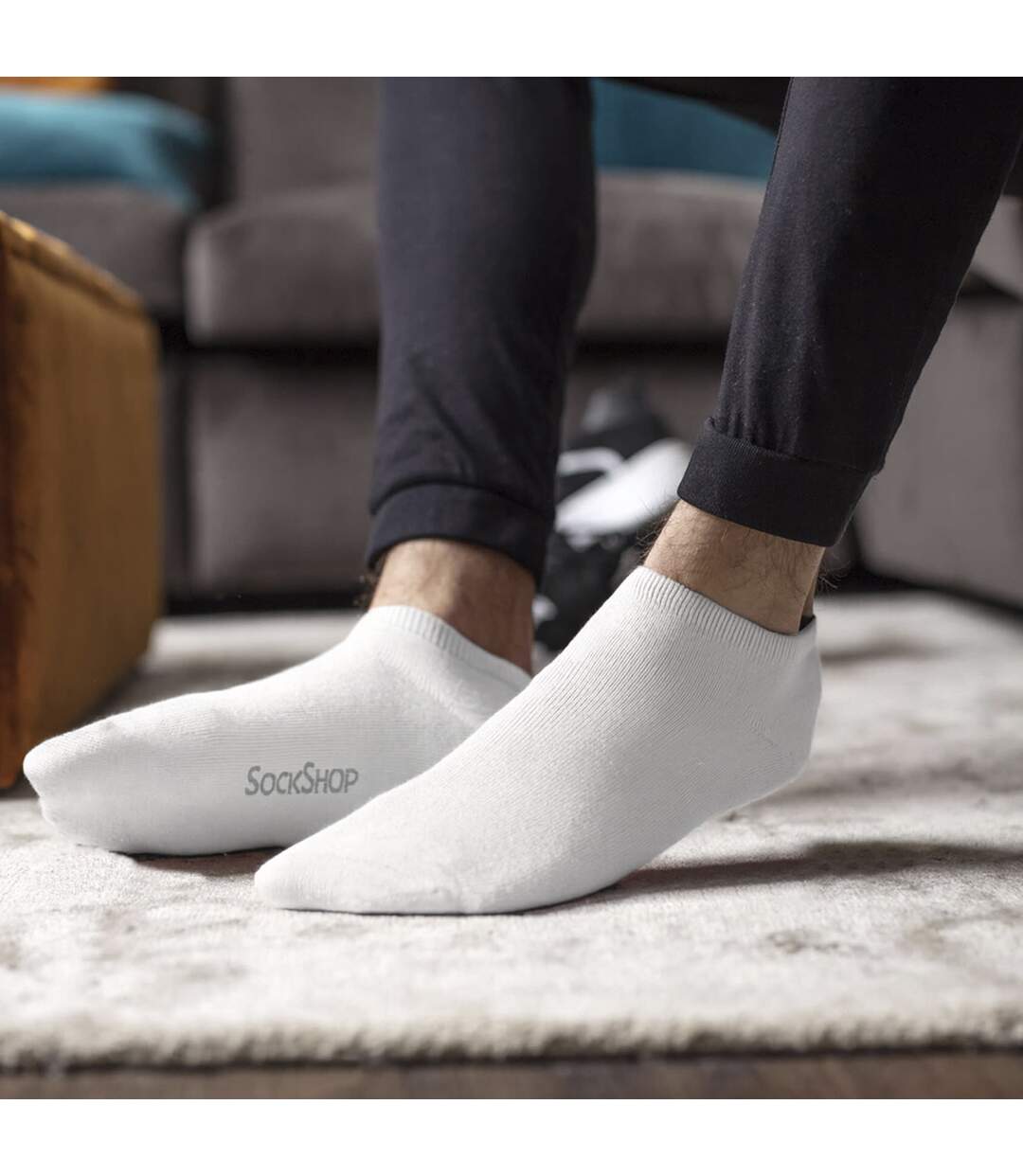 SOCKSHOP - Lot de 3 paires de socquettes basses en bambou homme-5