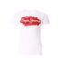 T-shirt blanc/rouge homme pepe jeans raury - m-1