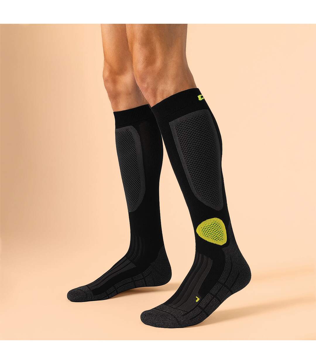 1 Pack Mens Thick Motorcycle / Motorbike Boot Socks-3