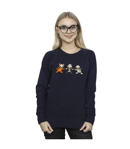 Disney Sweatshirt Womens/Ladies Duck Tales Halloween Costumes (Bleu marine) - UTBI29251
