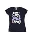 Disney T-shirt coton Happy The Little Mermaid Femme/Ladies (Bleu marine) - UTBI26427-1