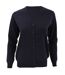Kustom Kit Womens V-Neck Cardigan / Ladies Knitwear (Navy Blue) - UTBC2685