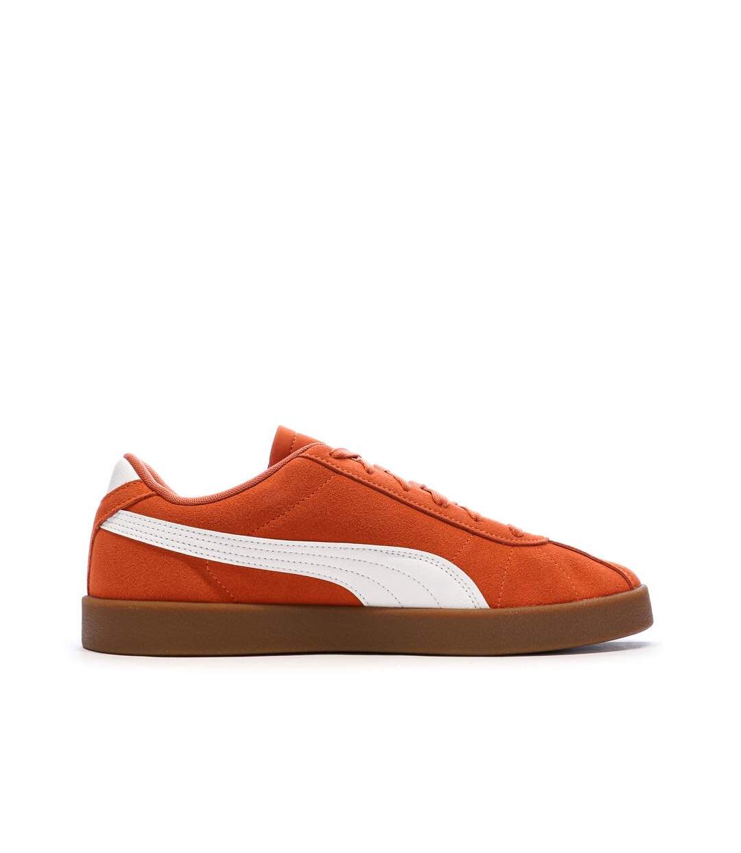 Baskets oranges homme puma club ii-2