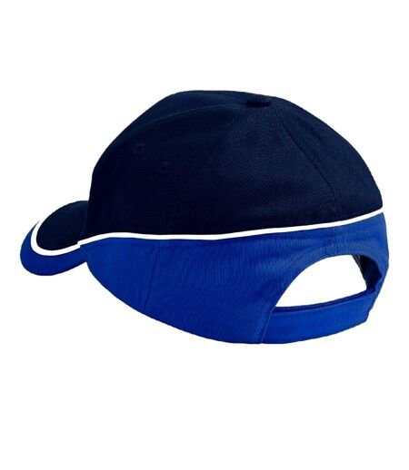 Beechfield Unisex Teamwear Competition Cap Baseball / Headwear (French Navy/Bright Royal/White) - UTRW223