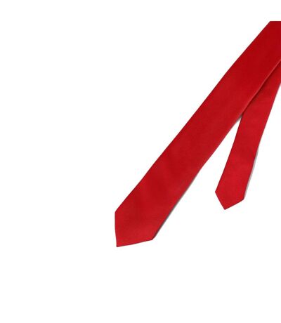 Burton Mens Slim Tie (Red) (One Size)