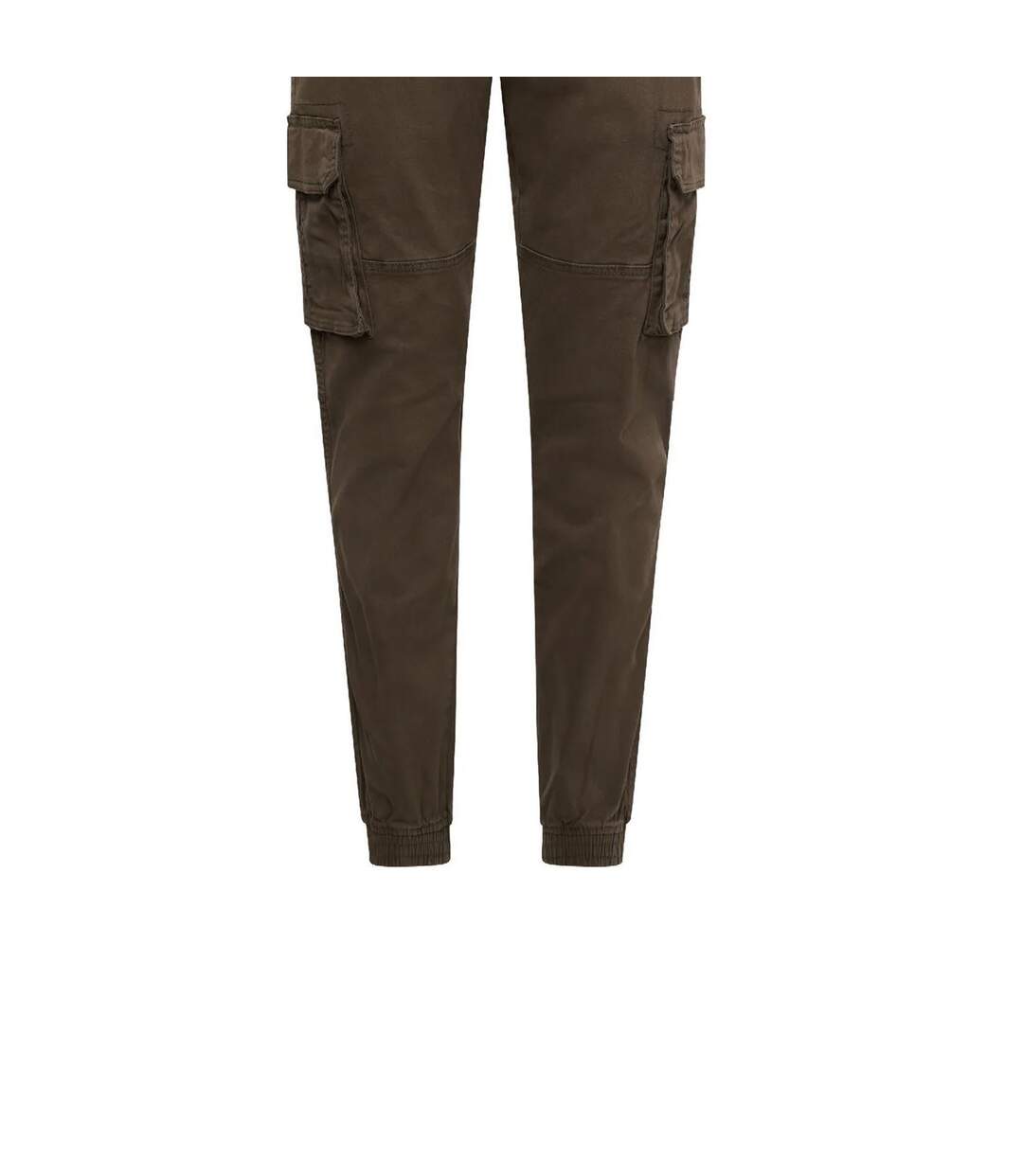 Mens Frentons Cargo Trousers Khaki Crosshatch-3