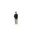Mens Back Print Regular Hoodie Coffee Jack Wills-1