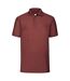 Jerzees Colours Mens Ultimate Cotton Short Sleeve Polo Shirt (Burgundy)