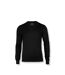 Nimbus Mens Ashbury Knitted V Neck Sweater (Black) - UTRW6358