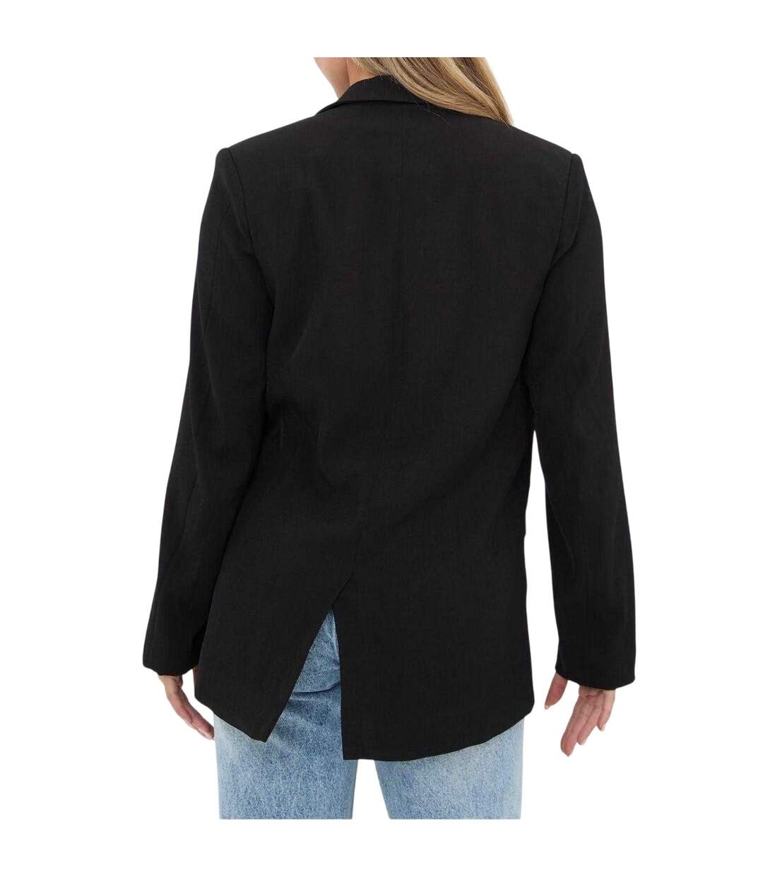 Womens/ladies Woven Relaxed Fit Blazer Black I Saw It First-3