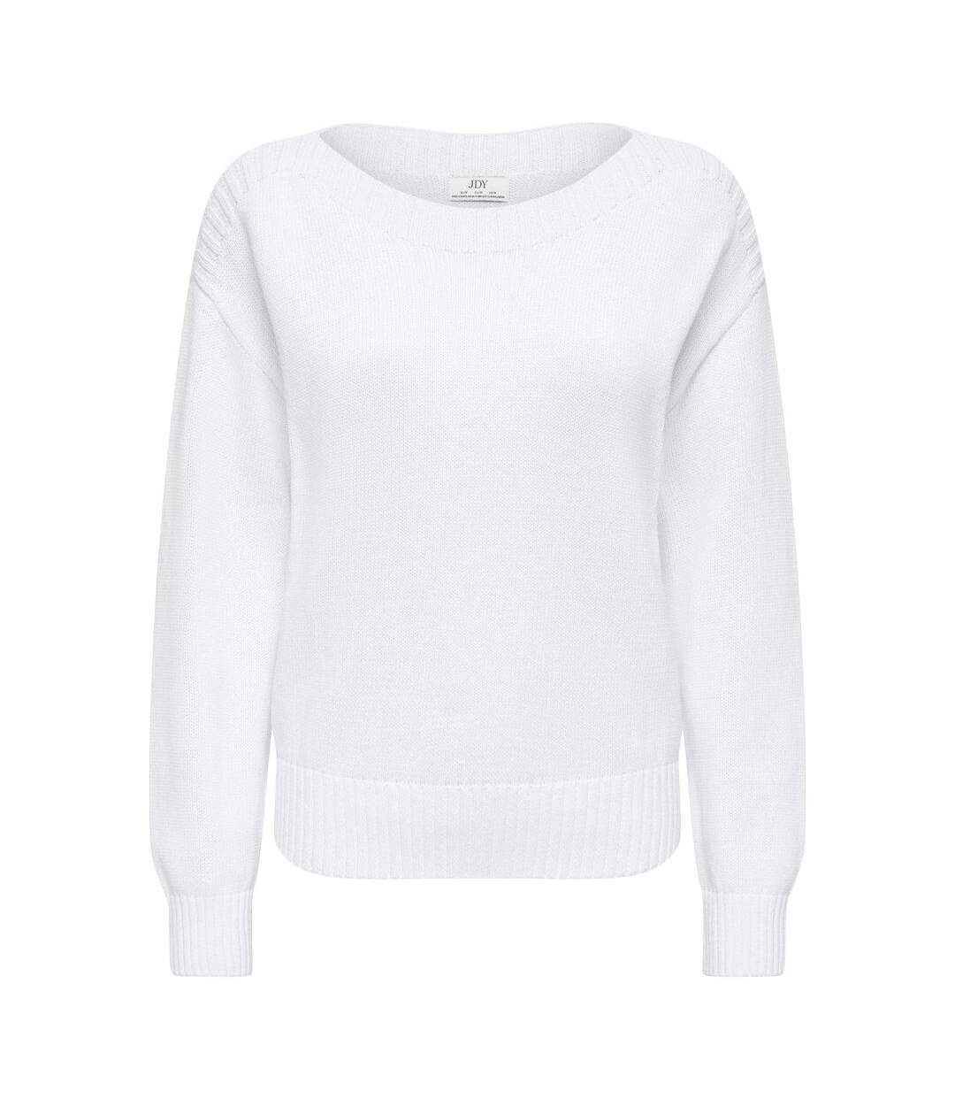 Pull blanc femme jdy marie-1