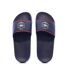 Claquettes marines/rouges homme fff-3
