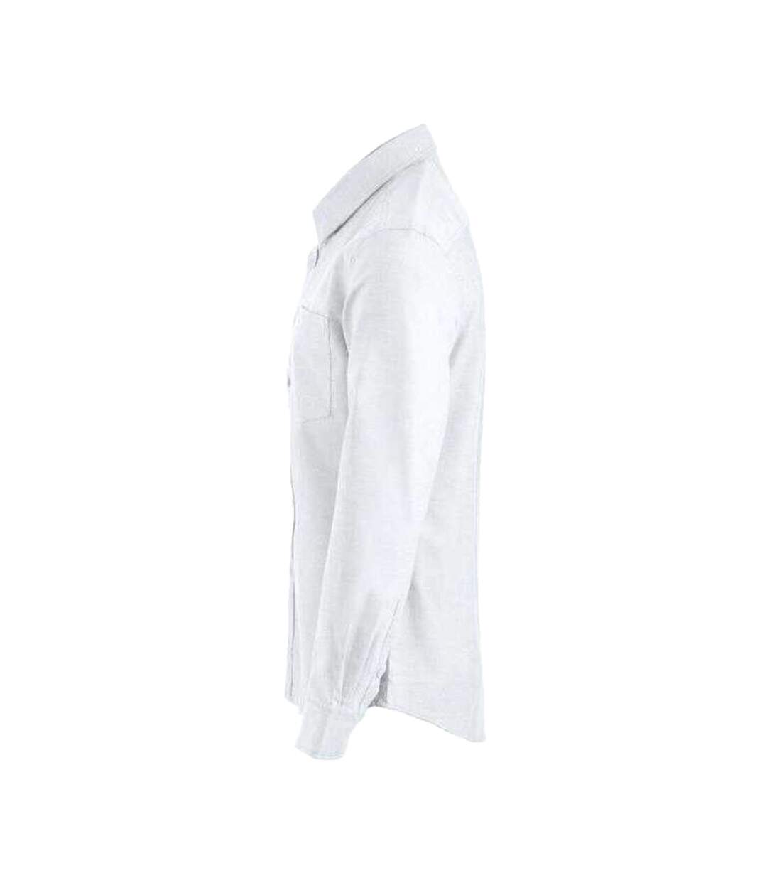 Chemise Manches Longues Homme Blanc Clique-3