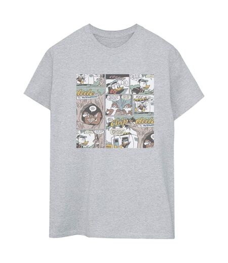 Disney - T-shirt CHIP 'N DALE COMIC - Femme (Gris chiné) - UTBI18741