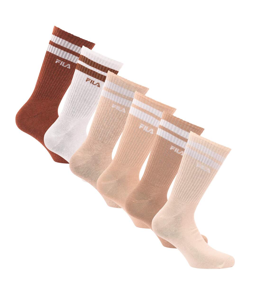 Lot de 6 Paires de chaussettes Tennis homme F9090DR Fila-1