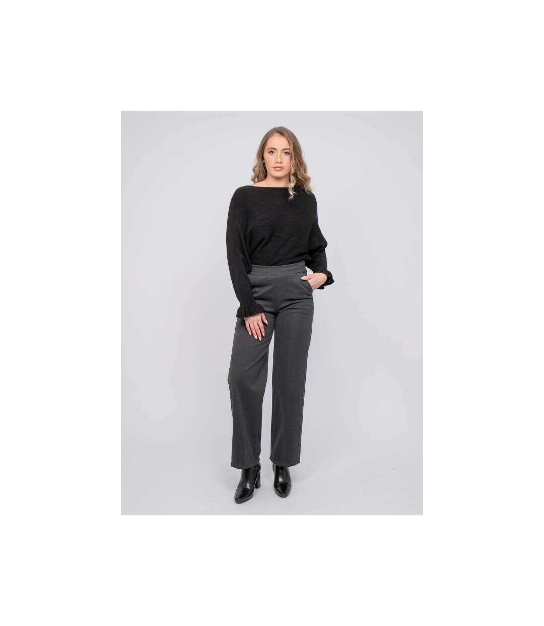 Pantalon large chevron EGOYA - Dona X Lisa-4