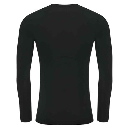 Mens recycled active base layer top jet black Awdis