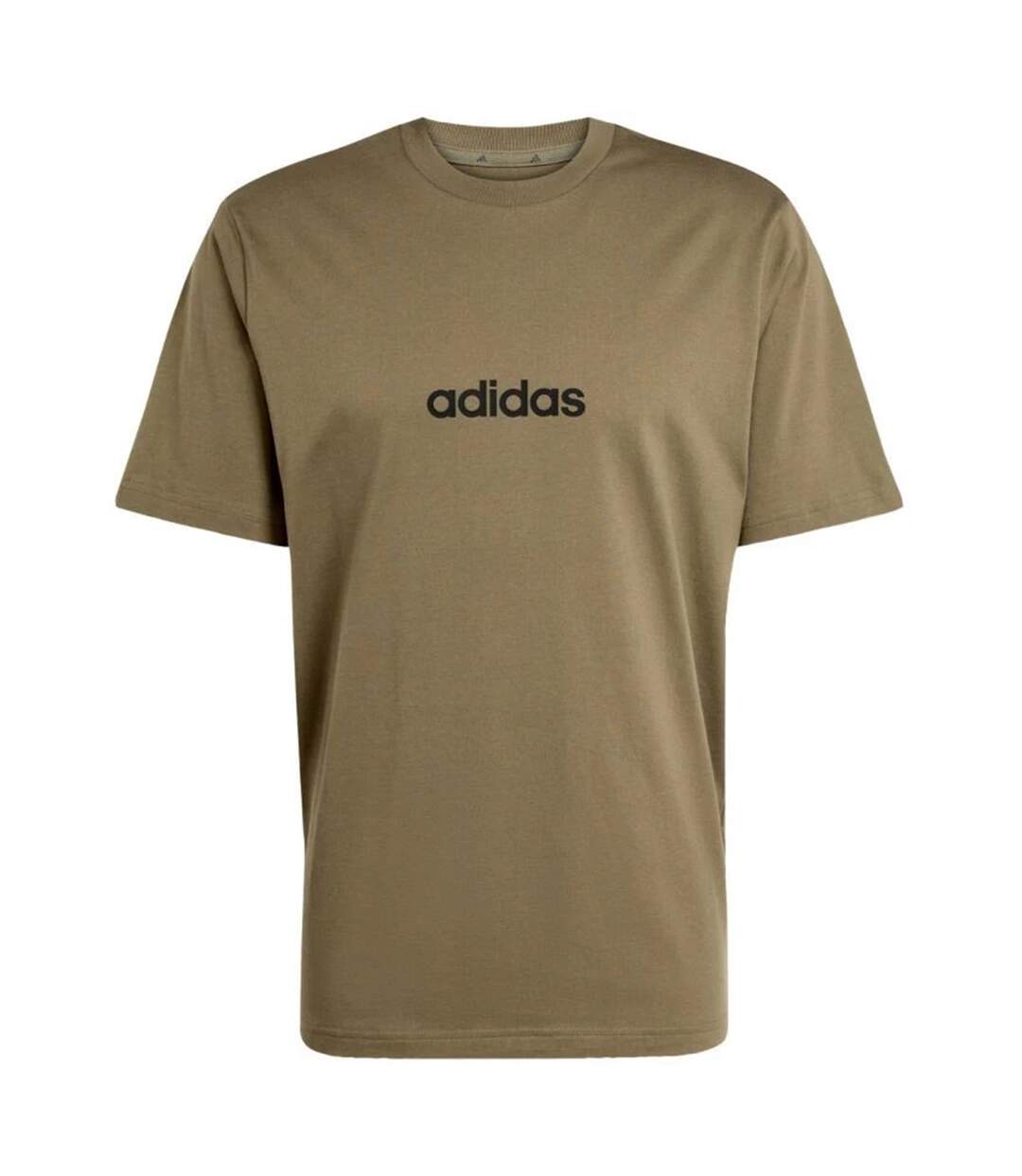 T-shirt Motif/style Linéaire Homme Kaki Adidas-2