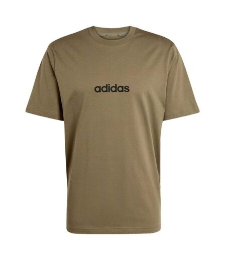 T-shirt Motif/style Linéaire Homme Kaki Adidas