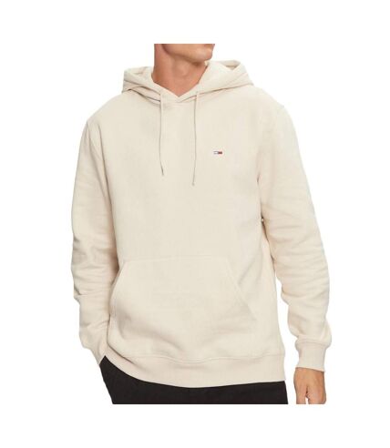 Sweat à Capuche Beige Homme Tommy Hilfiger Flag Hoodi - L