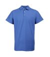 RTY Workwear Mens Pique Knit Heavyweight Polo Shirt (S-10XL) / Extra Large Sizes (Royal)